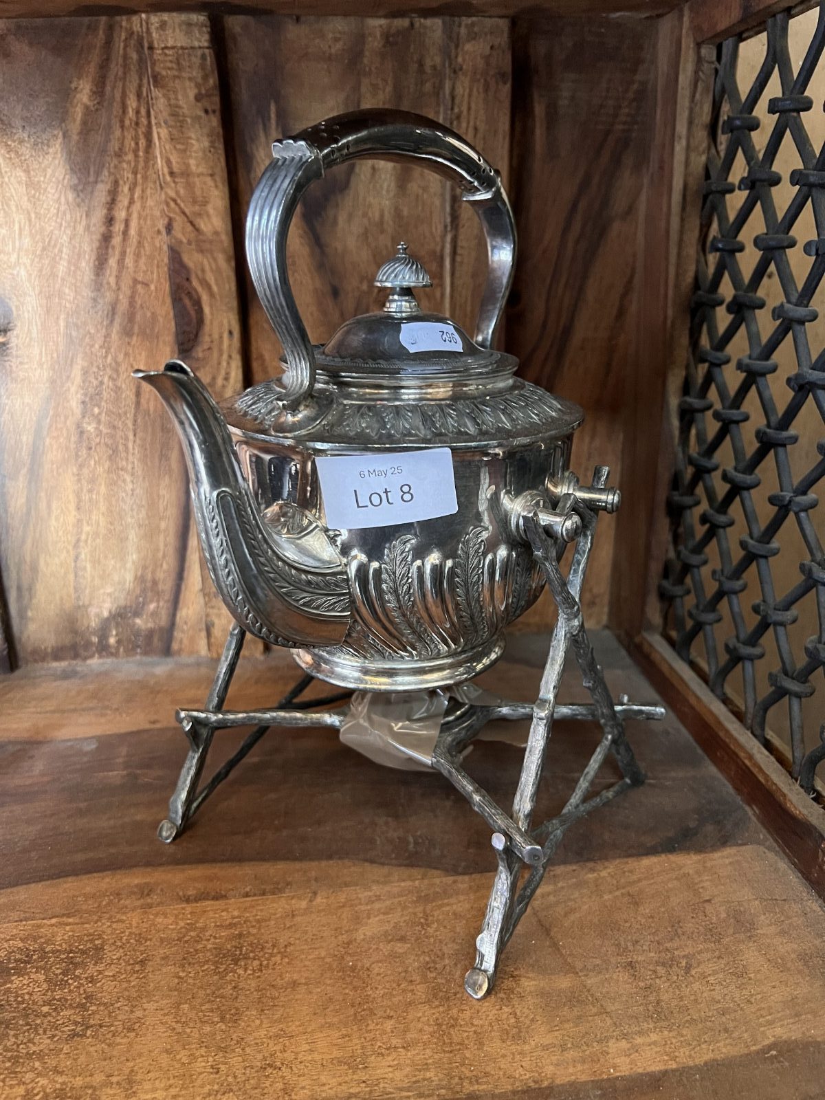 Beaded wooden figurine — a recent consignment